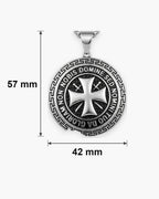 Atlas Knights Templar medallion dimensions 42 x 57 mm with bail [u:mm]