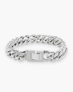Atlas Miami Cuban Bracelet in silver-tone [c:silver]