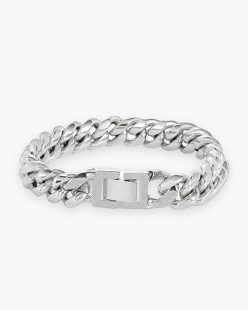 Men's Miami Cuban Link Bracelet in Steel