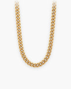 Atlas Miami Cuban chain in gold-tone stainless steel [c:gold]
