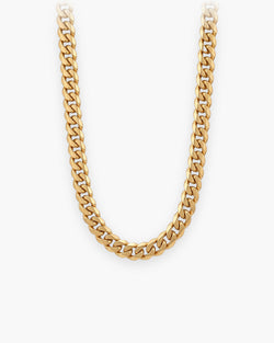 Atlas Miami Cuban chain in gold-tone stainless steel [c:gold]