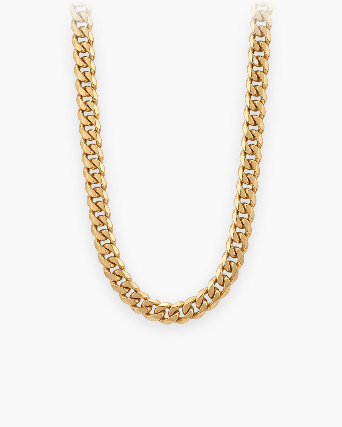 Atlas Miami Cuban chain in gold-tone stainless steel [c:gold]