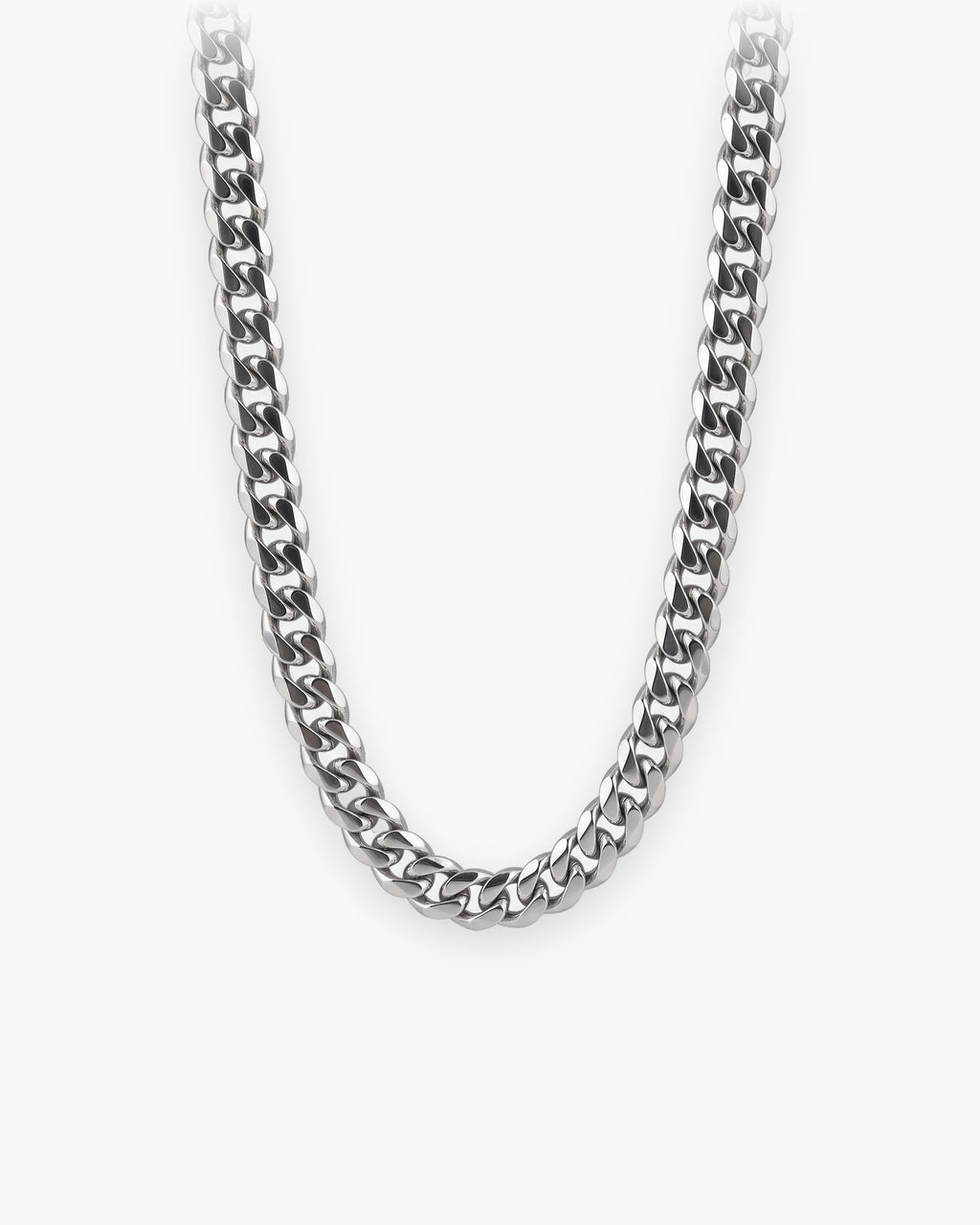 Atlas Miami Cuban chain in silver stainless steel [c:silver]