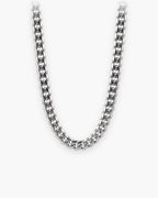 Atlas Miami Cuban chain in silver stainless steel [c:silver]