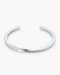 Atlas mobius twist cuff bracelet in silver-tone titanium steel [c:silver]