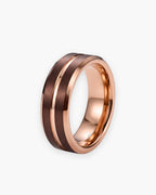Atlas Rose Gold-Tone Groove Ring in rose gold-tone [c:rosegold]