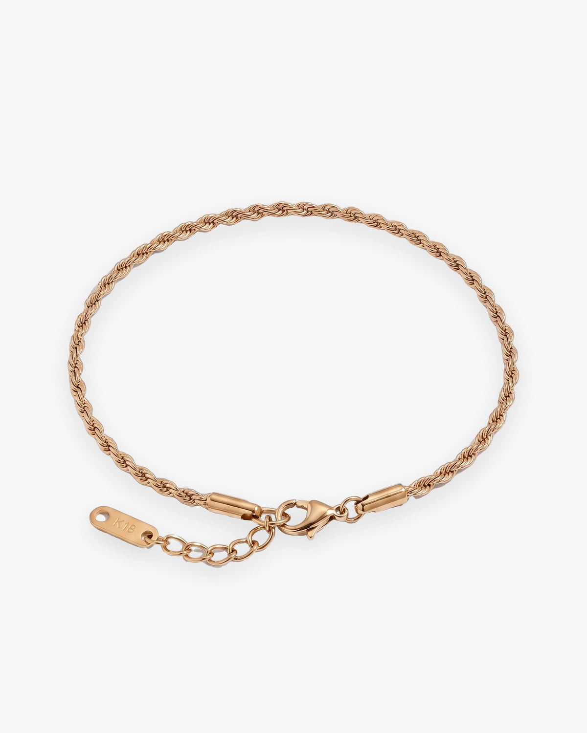 Atlas Slim Rope Chain Bracelet in gold-tone [c:gold]
