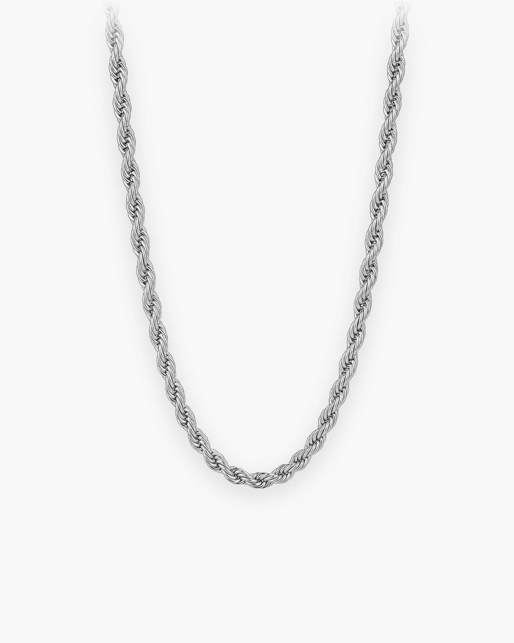Atlas Twisted Rope Chain in silver [c:silver]