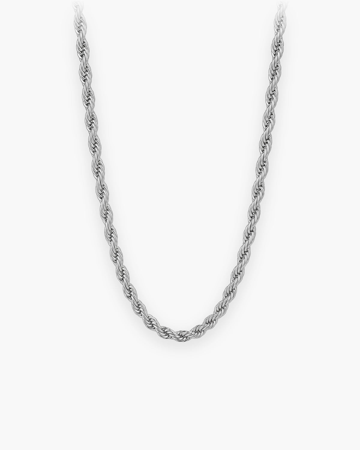 Atlas Twisted Rope Chain in silver [c:silver]