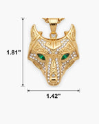 Atlas viking wolf pendant necklace dimensions 1.42 x 1.81 in [u:in]