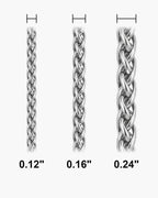Atlas bracelet widths at true scale [u:in]