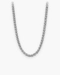 Atlas wheat chain in silver titanium steel [c:silver]