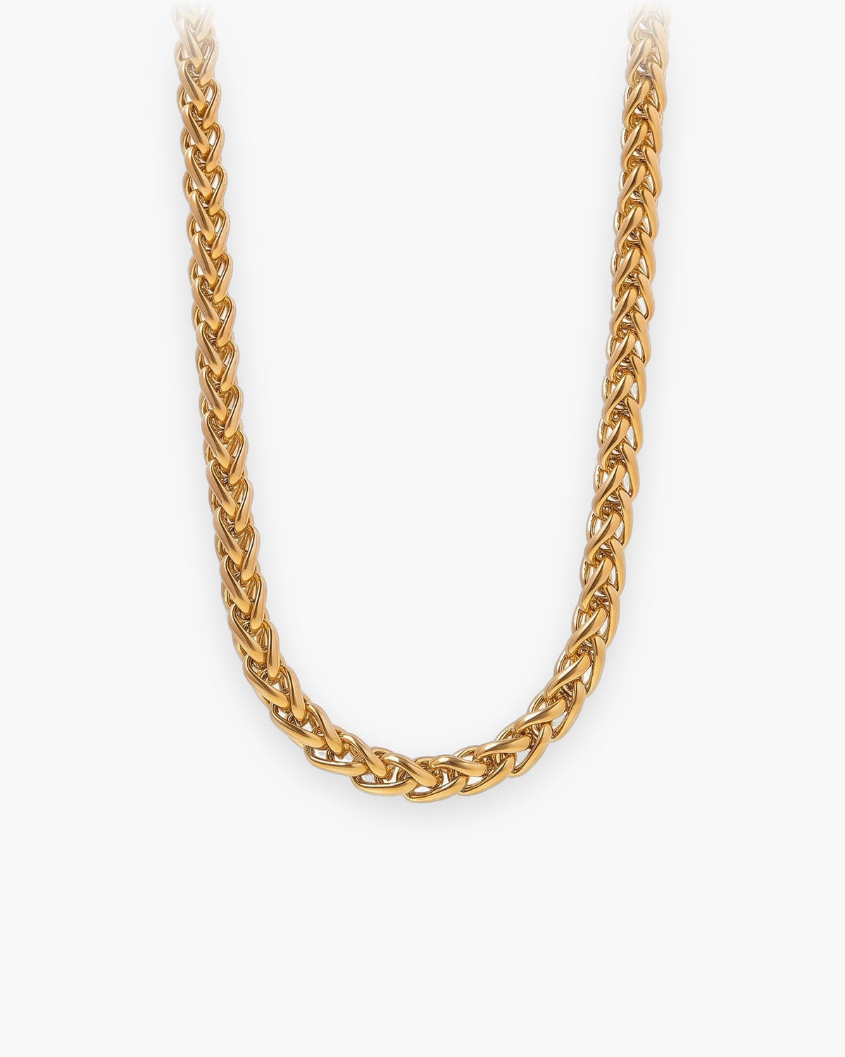 Atlas wheat chain in gold-tone titanium steel [c:gold]