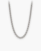 Atlas wheat chain in silver-tone titanium steel [c:silver]