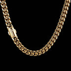The Zircon Clasp Cuban Chain in Stainless Steel, view 6
