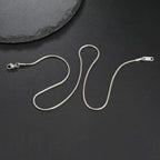 0.9mm Gold Snake Chain Necklace, gold-tone finish view 3