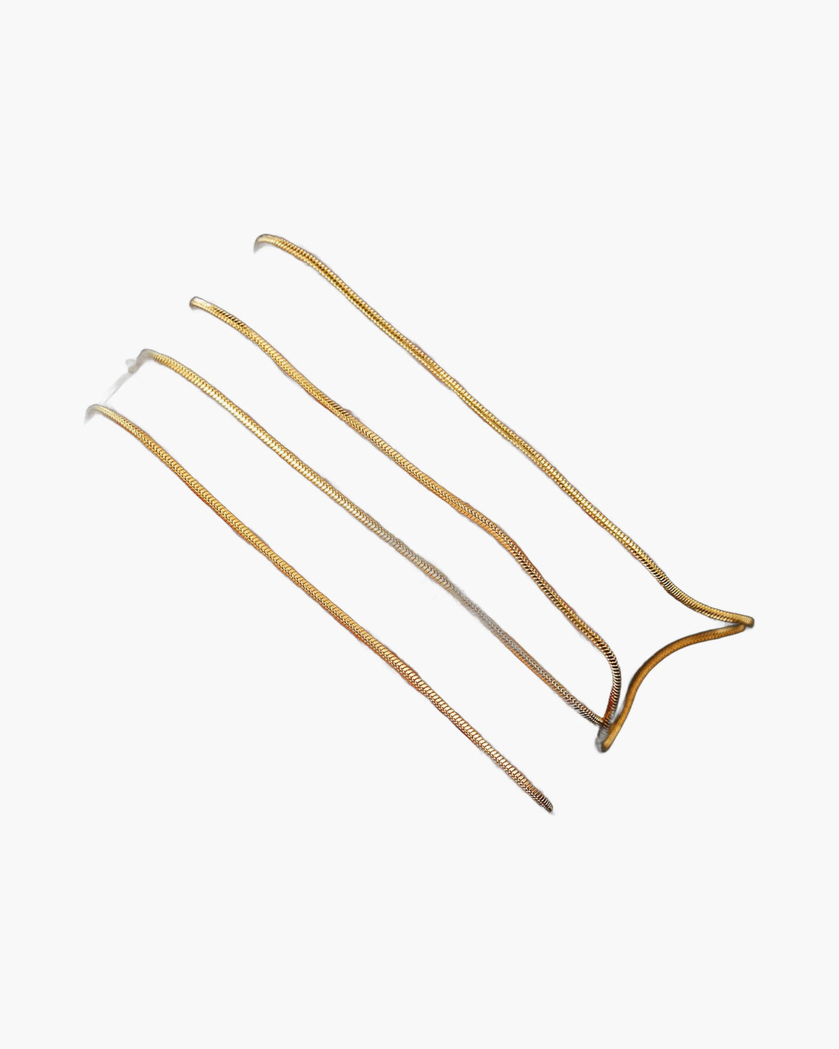 Gold-Tone Stainless Steel Snake Chain
