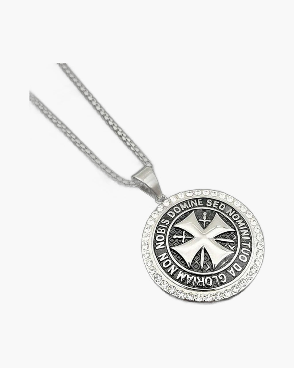 Knights Templar Cross Pendant Necklace