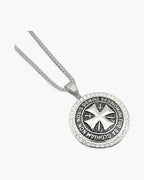 Knights Templar Cross Pendant Necklace
