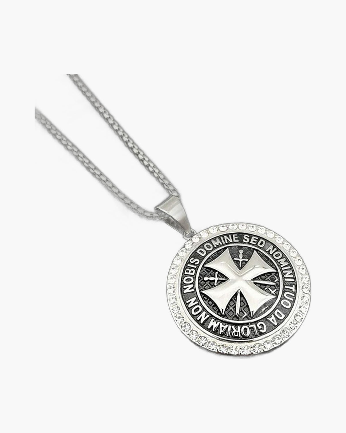 Knights Templar Cross Pendant Necklace