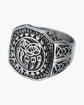 The Bear Paw Signet Ring in Stainless Steel