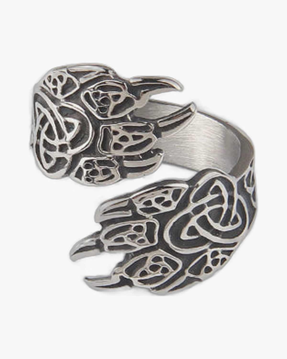 Stainless Steel Adjustable Claw Ring