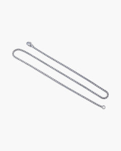 The Rounded Box Chain in Stainless Steel