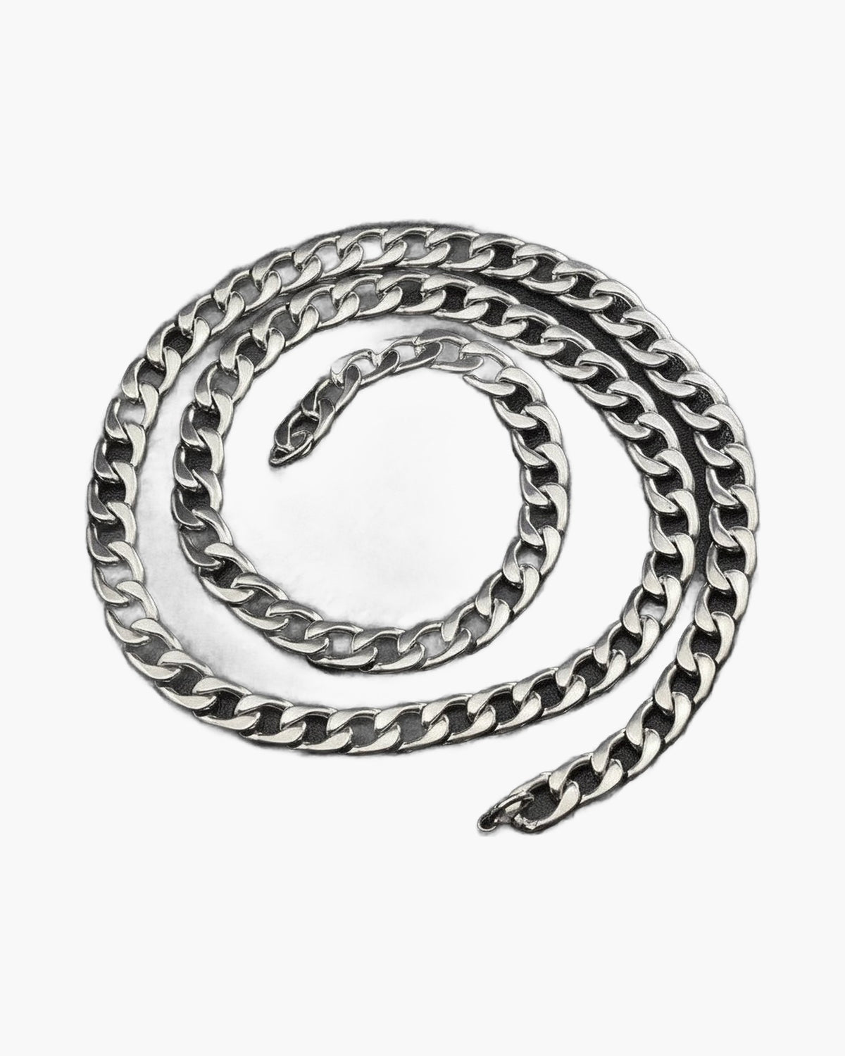 Stainless Steel Curb Link Chain Necklace