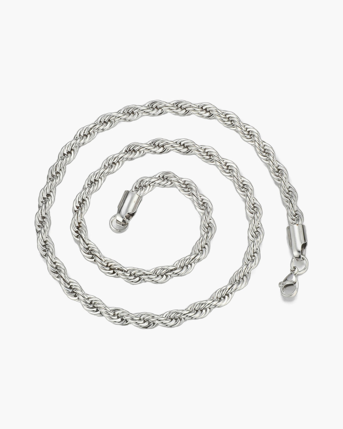 2mm Rope Chain in Silver or Gold