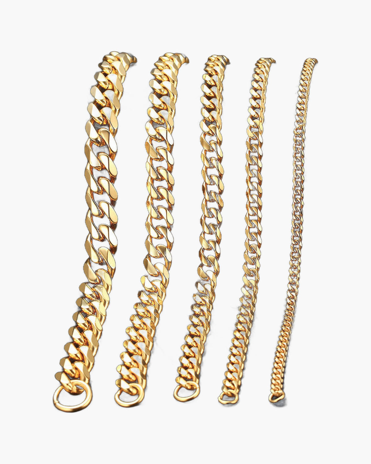 Titanium Steel Cuban Link Bracelet in silver-tone and black finishes view 5