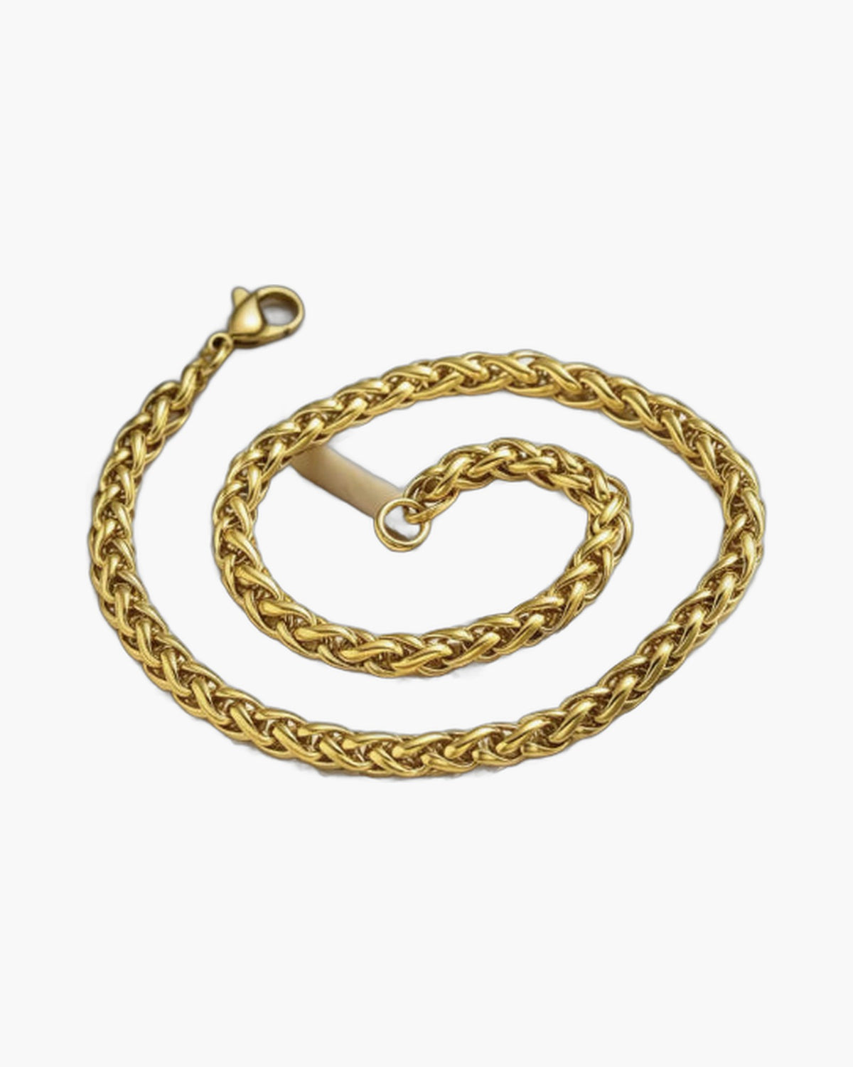 3mm Wheat Chain in Silver or Gold
