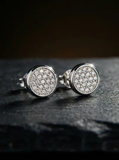 Oorbellen met diamant & kristal